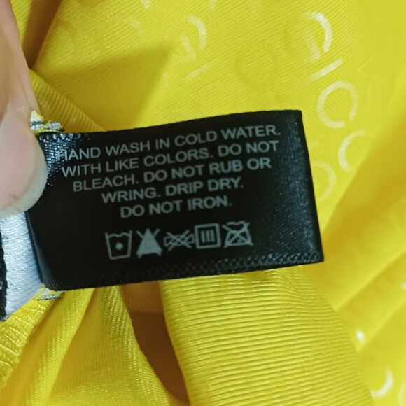 NWT Coogi Womens Plus 3X Yellow Halter Maxi Swim Cover Up Dress Plunge Backless - Picture 10 of 14